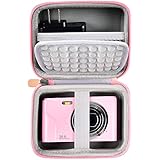 PSofcake Kamera Tasche Kompatibel mit Nicamery/für ZORNIK/für IXNAIQY/für Sevenat/für Sunscien/für Zostuic Digitalkamera FHD 1080P Mini Fotokamera. Tragehalterung für USB Kabel (nur Kasten) – Rosa